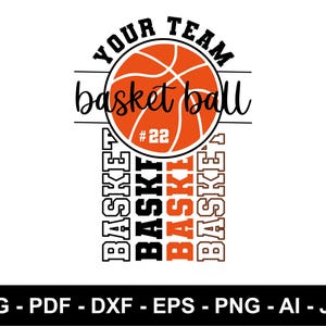 Basketbal Svg Png, mascotte sjabloon Svg, basketbalteam sjabloon Svg, jouw team Svg, basketbal mascotte, basketbalteam shirt, gepersonaliseerd