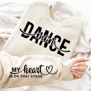Tanzen Sie Mama-Svg, mein Herz-Svg, Tanzen Sie Mama-Svg, Geschenk für Mama, Schnitt-Dateien für Cricut, digitaler Download, Mama-Shirt-Svg, Sweat-Shirt-Svg, Silhouette