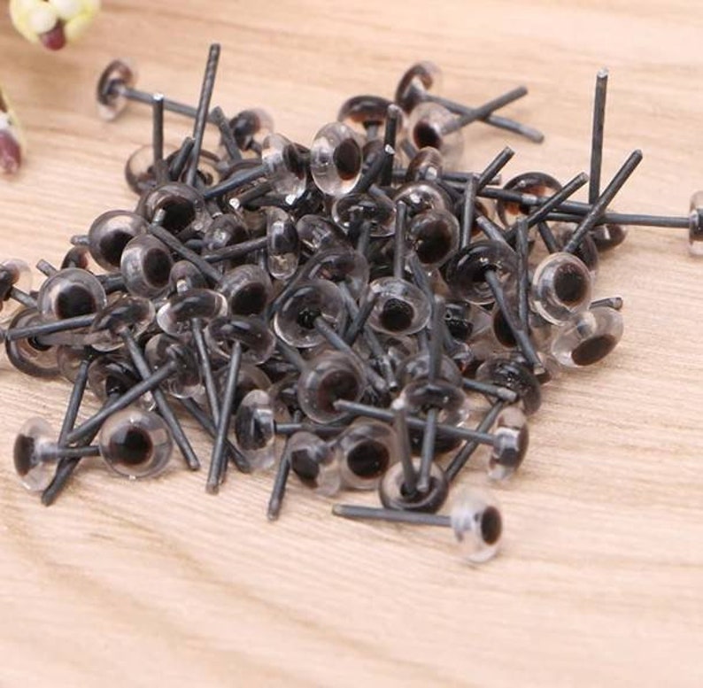 10mm 20mm Glass Pin Eyes Perfect for Needle Felting 4 Eyes Etsy UK