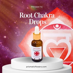 Grounding Flower Essence Drops | Emotional Balance & Stability | Handcrafted Botanical Remedy | Root Chakra Support | Centering Blend