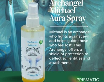 Archangel Michael Protection Aura Spray: Energy Cleansing, Divine Guardian