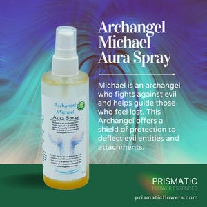 Archangel Michael Protection Aura Spray: Energy Cleansing, Divine Guardian