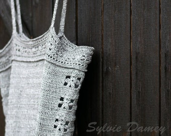 CROCHET PATTERN: summer camisole, Lucioles top, instructions in 6 sizes