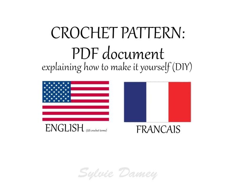 Crochet pattern for women's mariniere sweater - Marin d'Odouce sweater - Pdf tutorial to make striped mariniere-style sweater for women image 2