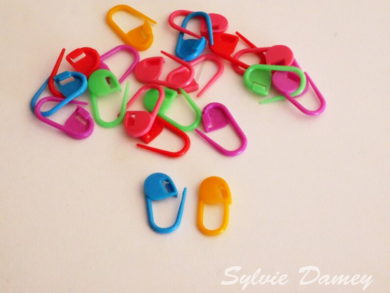 20 Locking Stitch Markers for Crochet style B Etsy