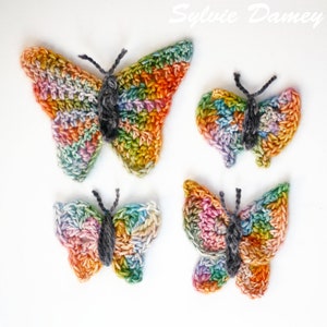 CROCHET butterfly PATTERN in pdf