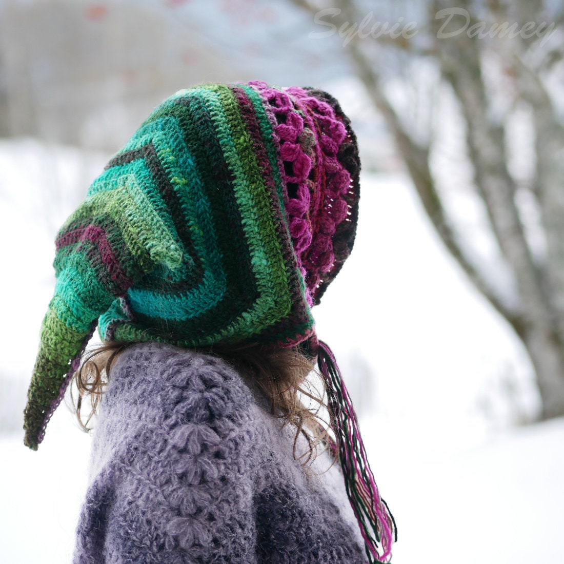 CROCHET PATTERN Elf Fairy Hood 