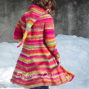 CROCHET PATTERN - Boréal hooded elf fairy coat