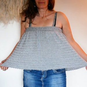 CROCHET PATTERN: summer camisole, Lucioles top, instructions in 6 sizes image 9