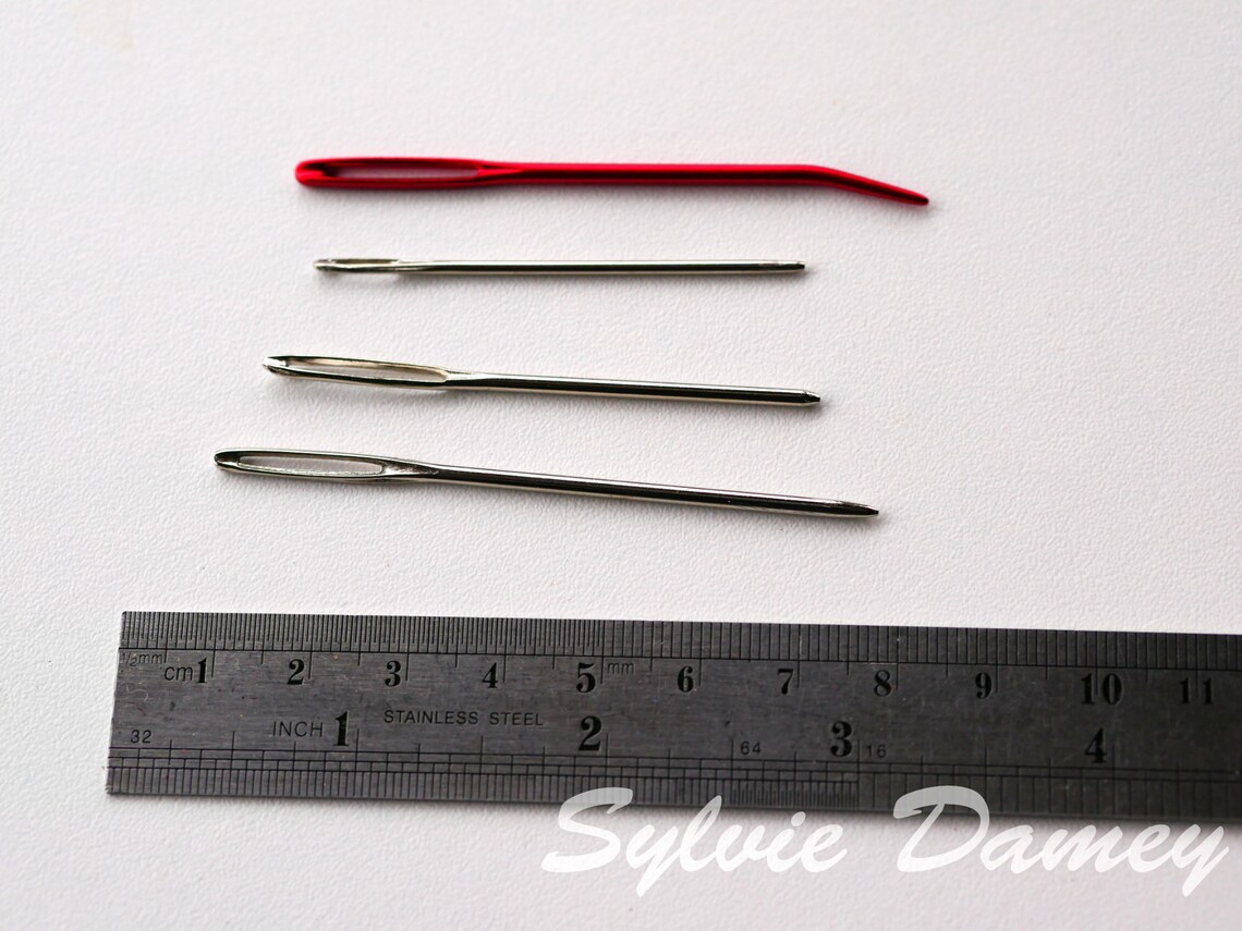 Lot of 4 Tapestry Needles Yarn Needles to Weave in Ends Etsy