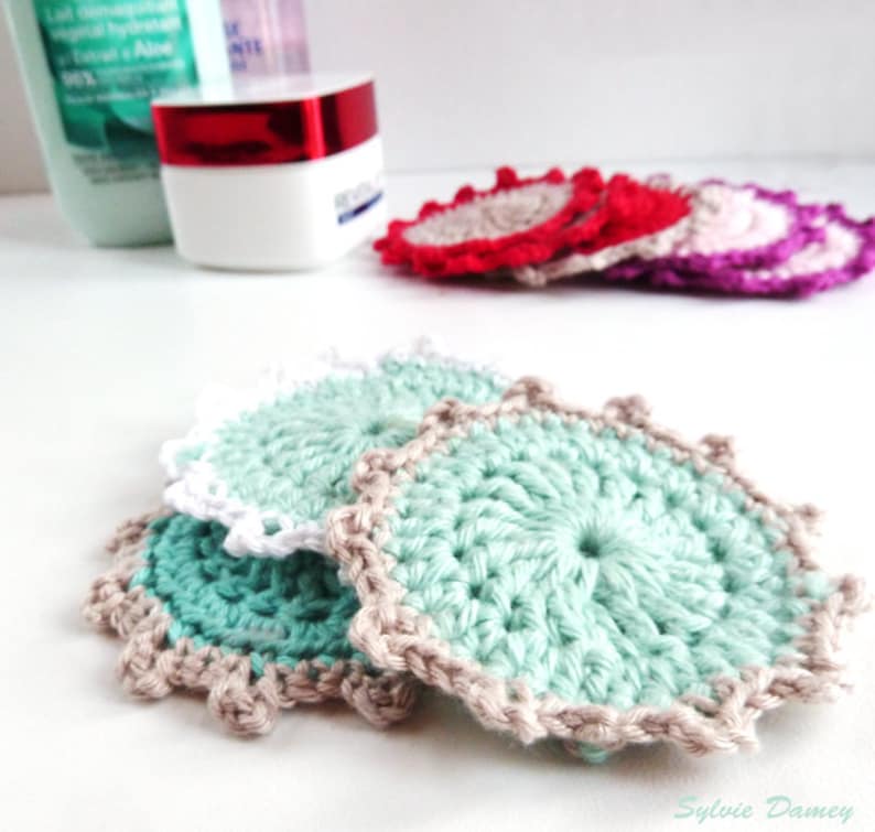 CROCHET PATTERN Reusable Makeup Pads and Storage Basket for - Etsy