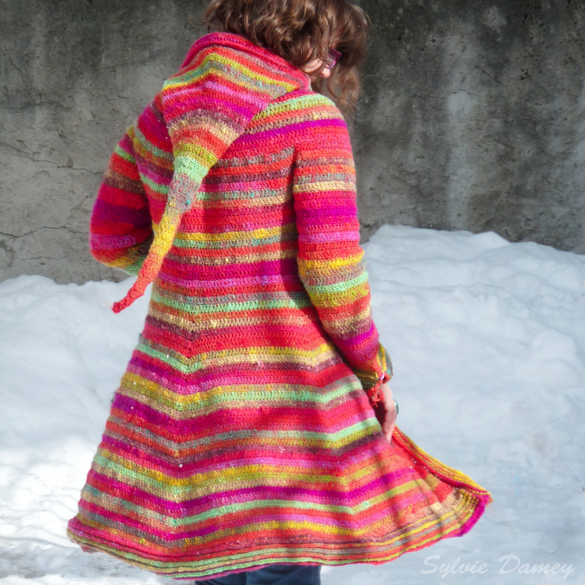 Pink top pixie coat