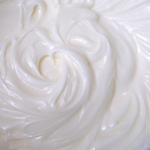 Snow Cake type Double Butter Body Cream 4 oz. Vegan Hand Cream. Almond lotion. Marzipan body cream.