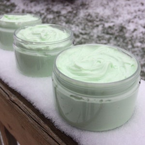 Pistachio Macaron Shower Parfait Cream Soap 4oz -- a decadent treat for the bath. Pistachio Whipped Soap. Pistachio Macaron Cream Soap