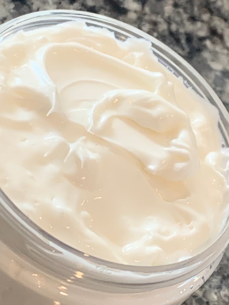 Snow Fairy type Body Cream 4 oz. Strawberry Hand Cream. Thick Body Lotion. Cocoa butter and shea butter cream image 2