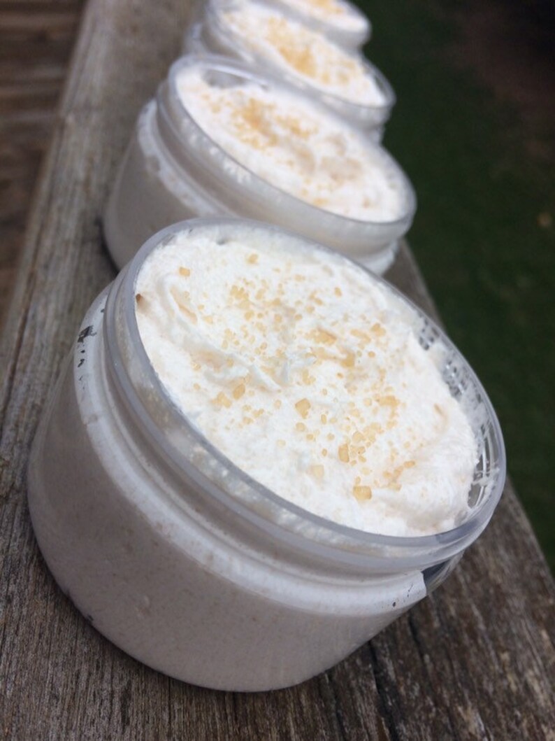 Oatmeal & Honey Foaming Sugar Scrub. Vegan Body Scrub Made Etsy Canada