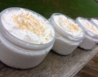 Marshmallow Fluff Whipped Sugar Body Scrub 4oz. Vegan Sugar Scrub. Buttery Scrub. Body Polish. Shea Butter Sugar Scrub. Made from Scratch