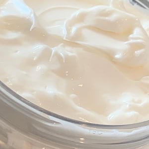 Snow Fairy type Body Cream 4 oz. Strawberry Hand Cream. Thick Body Lotion. Cocoa butter and shea butter cream image 1