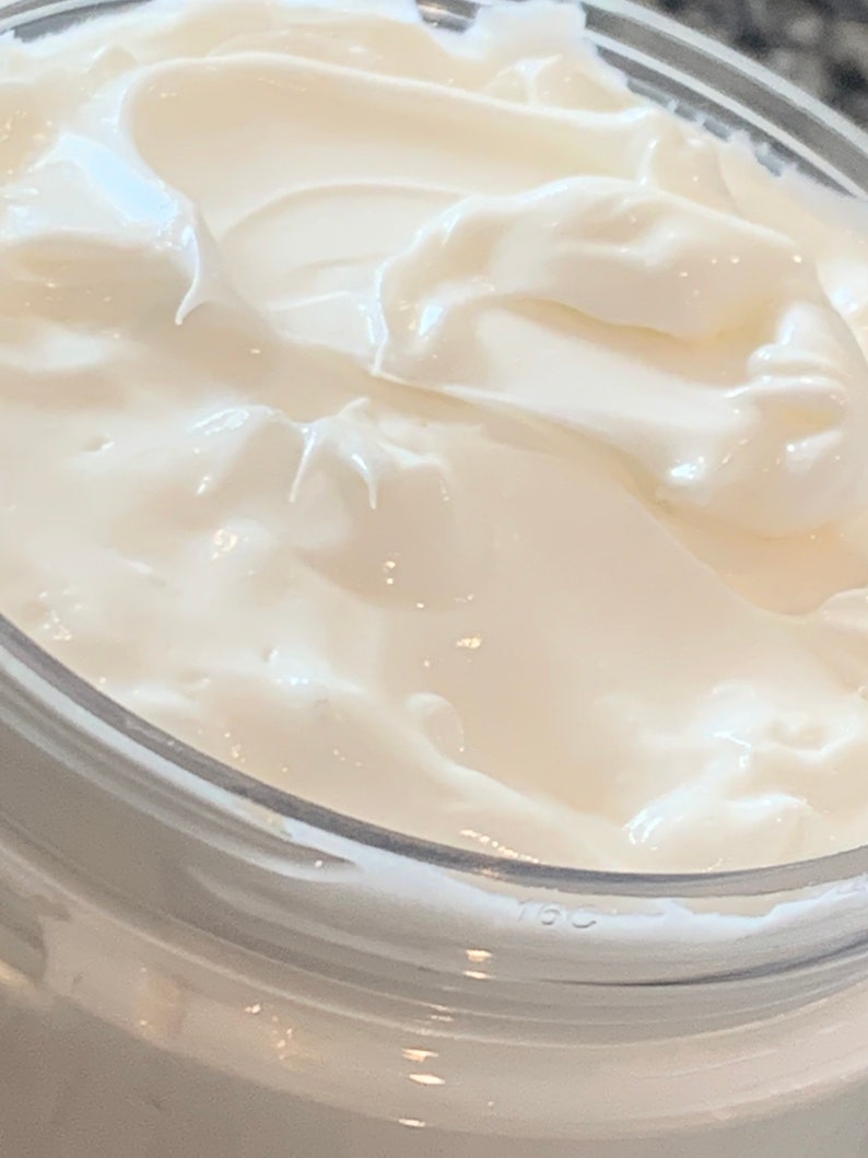 Snow Fairy type Body Cream 4 oz. Strawberry Hand Cream. Thick Body Lotion. Cocoa butter and shea butter cream image 1