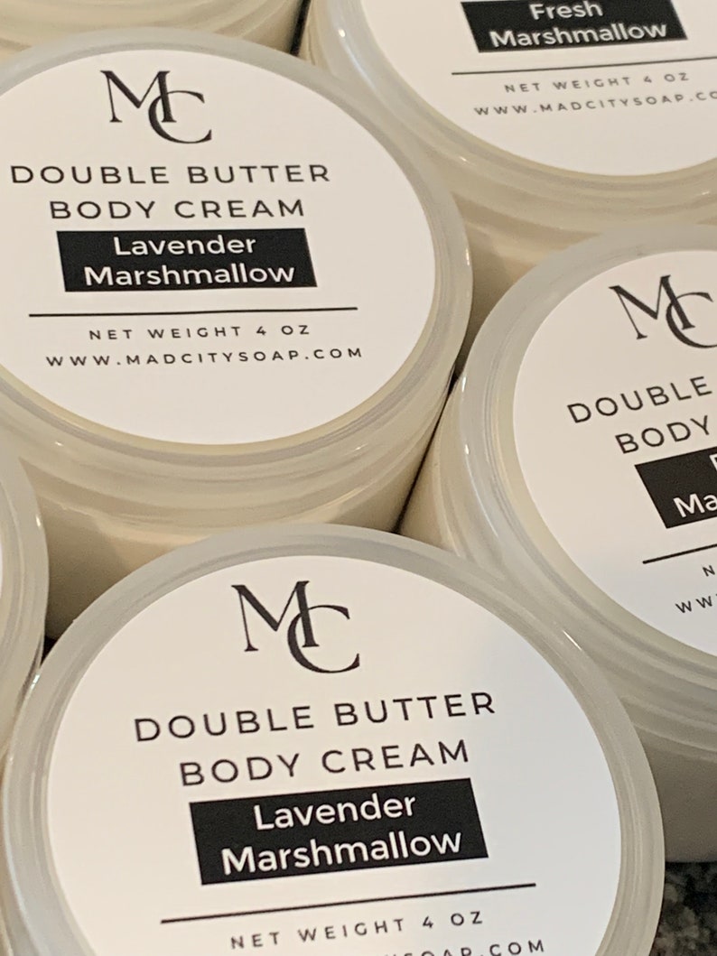 American Cream type Double Butter Body Cream 4 oz. Vegan friendly body cream. image 2