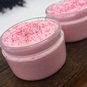 Firecracker Ice Pop Sugar Sugar Foaming Body Scrub 4 oz. Soap scrub. Blue Raspberry, Lemon, Cherry Sugar Scrub. Perfect for Summer image 3