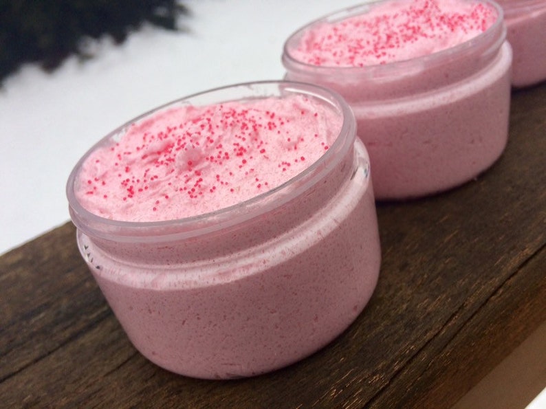 Firecracker Ice Pop Sugar Sugar Foaming Body Scrub 4 oz. Soap scrub. Blue Raspberry, Lemon, Cherry Sugar Scrub. Perfect for Summer image 3