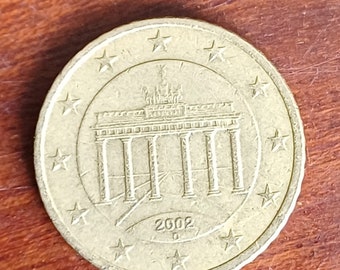 50 Cent seltene Münze Deutschland 2002 D