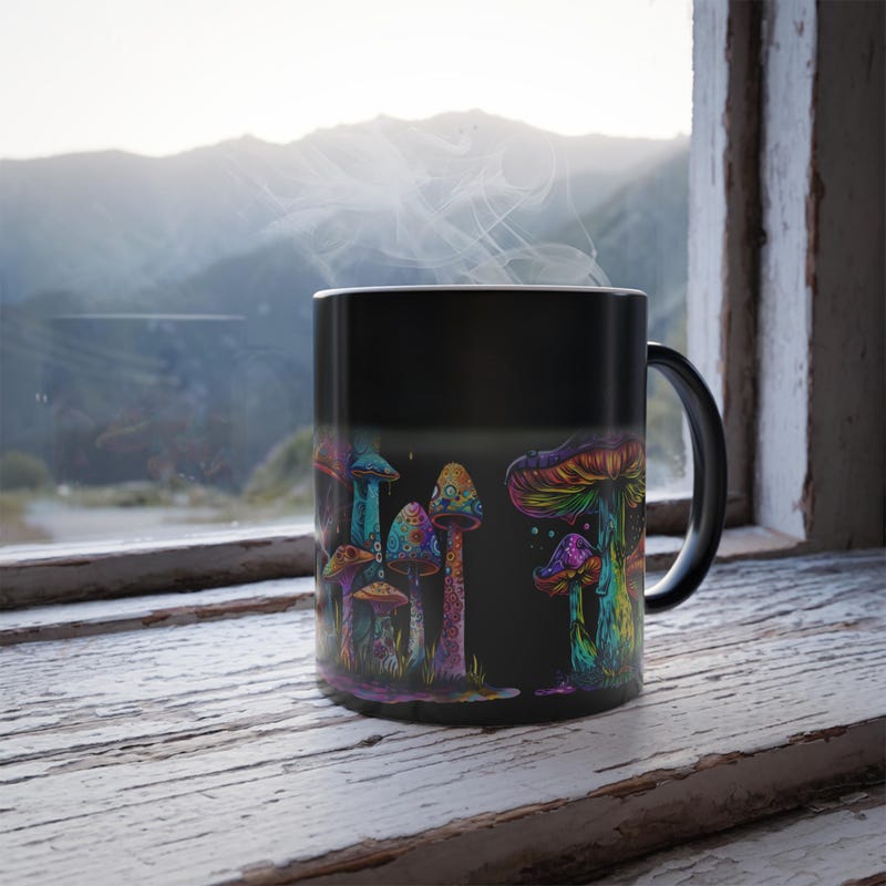 Trippy Tea Psychedelic Coffee Artwork - Etsy