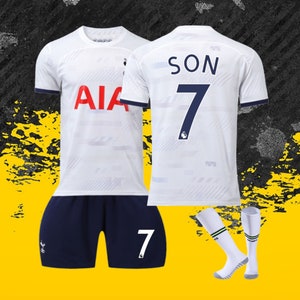 23-24 Tottenham home soccer jersey,Son,Kane,Romero,Richarlison,Lilywhites,children's jersey,youth set