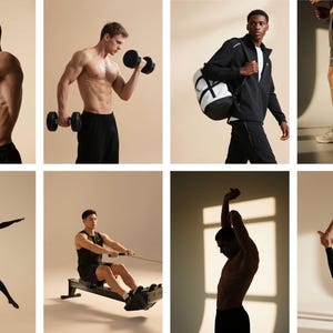 Männer Workout Stock Fotos Bundle | Gym Fitness PNG Bilder (Digitaler Download) Bild 14