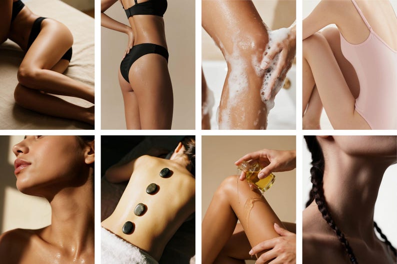Luxury Skincare Stock Photos | Body & Wellness Photography (Digital Download 130 JPGs 300 DPI) image 12