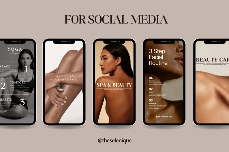 Luxury Skincare Stock Photos | Body & Wellness Photography (Digital Download 130 JPGs 300 DPI) image 18