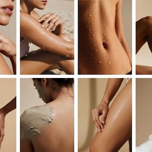 Luxury Skincare Stock Photos | Body & Wellness Photography (Digital Download 130 JPGs 300 DPI) image 13