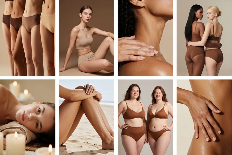 Luxury Skincare Stock Photos | Body & Wellness Photography (Digital Download 130 JPGs 300 DPI) image 9