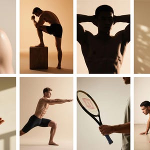 Männer Workout Stock Fotos Bundle | Gym Fitness PNG Bilder (Digitaler Download) Bild 12