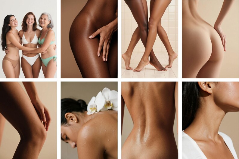 Luxury Skincare Stock Photos | Body & Wellness Photography (Digital Download 130 JPGs 300 DPI) image 16