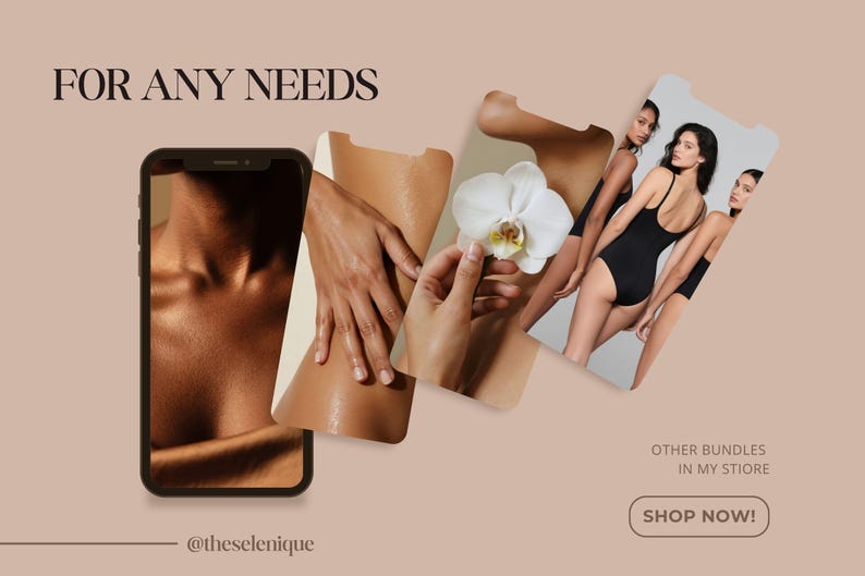 Luxury Skincare Stock Photos | Body & Wellness Photography (Digital Download 130 JPGs 300 DPI) image 19