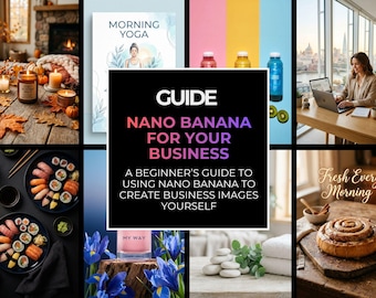 Nano Banana AI Business Image Guide – Small Business Photos, Social Media Graphics (PDF)