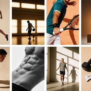 Männer Workout Stock Fotos Bundle | Gym Fitness PNG Bilder (Digitaler Download) Bild 18