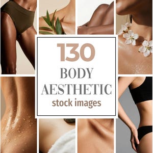 Luxury Skincare Stock Photos | Body & Wellness Photography (Digital Download 130 JPGs 300 DPI) image 2