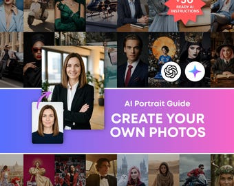 Custom AI Photo Guide | How To Get Personalized Portraits | Upload Selfies – Get Professional Fashion-Style Images