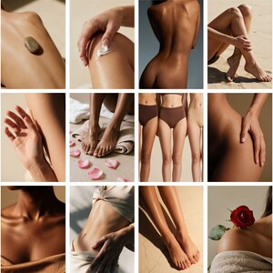 Luxury Skincare Stock Photos | Body & Wellness Photography (Digital Download 130 JPGs 300 DPI) image 8