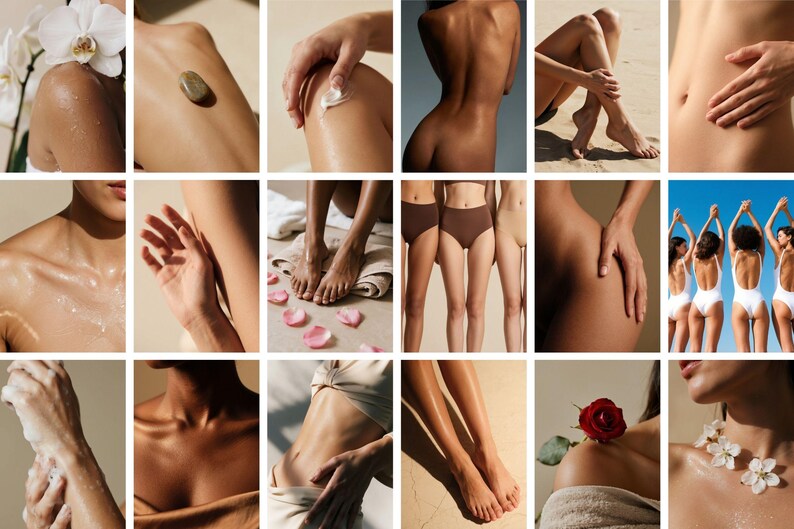 Luxury Skincare Stock Photos | Body & Wellness Photography (Digital Download 130 JPGs 300 DPI) image 8