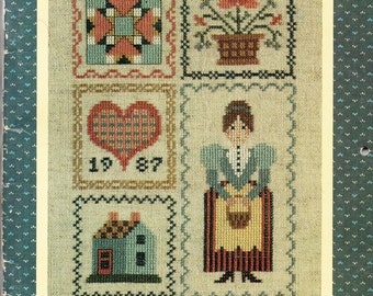 Country Days Laura Conley Calendar Cross Stitch Patterns 1987 Country Theme Home Decor