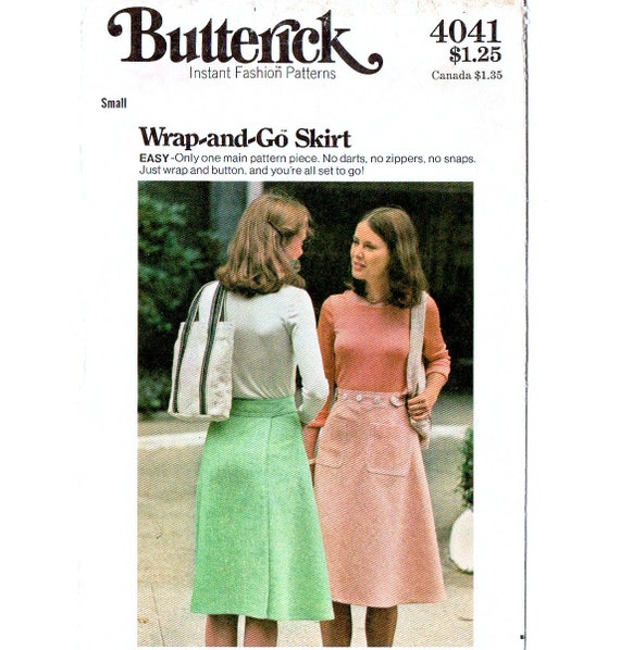 70s skirt top no sew