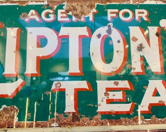 Lipton's Tea Vintage Reproduction Sign