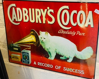 Cadbury's Cocoa Vintage Reproduction Sign