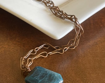 Apatite on Copper necklace