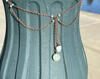 Larimar/Aquamarine Princess Necklace