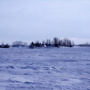 photographie 5X7 carte vierge faite à la main. paysage d'hiver